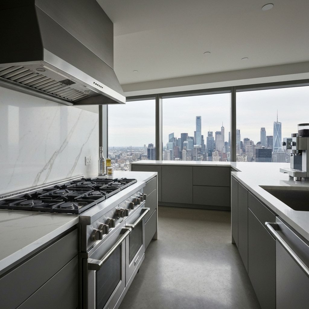 Coal Harbour Penthouse Kitchen